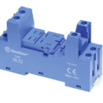 Support 10A 250V série 5632, bleu, étrier métallique, à cage
